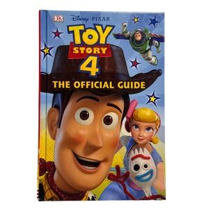 DK Toy Story 4 The Official Guide Kids Book Blue Disney Pixar Hardcover